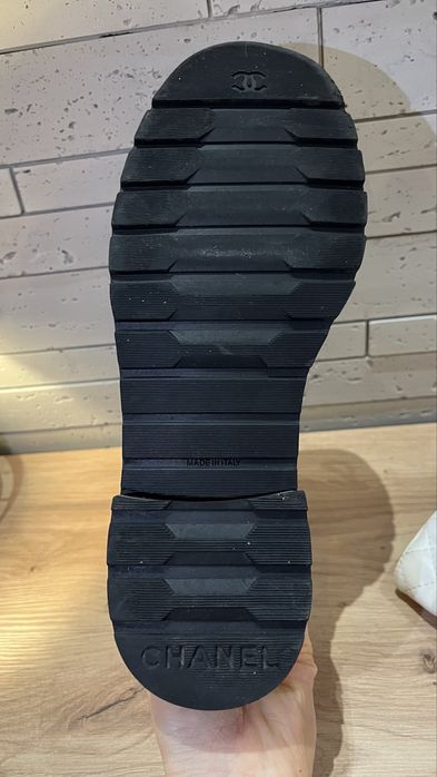 Botki CHANEL 37 skórzane