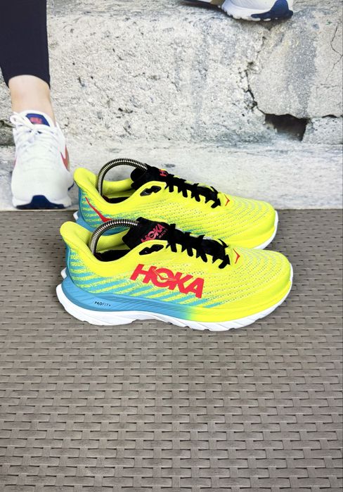 Hoka Mach 5 кроссовки 40 размер беговые жёлтые