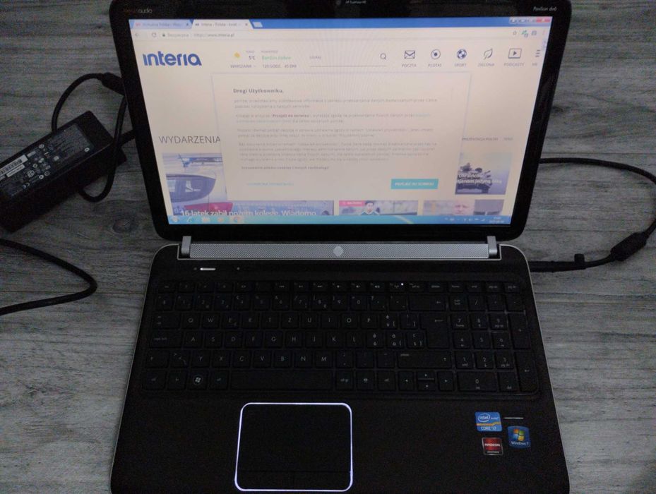 HP Pavilion dv6 i7 2630QM 8GB dysk 700 GB super stan