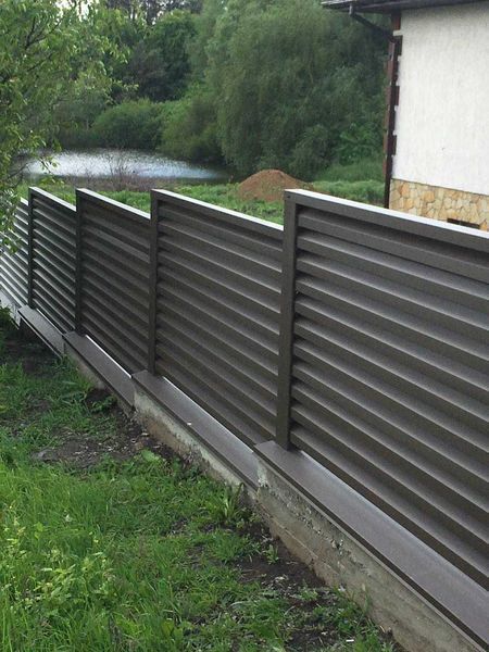 Паркан Жалюзі Забор Ранчо Металевий Паркан