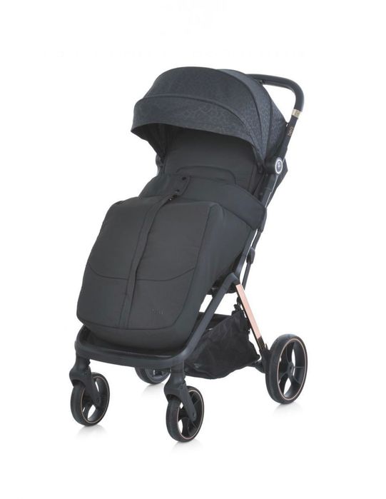 Прогулянкова коляска El Camino BEYA 1127 Black Leo каляска візок