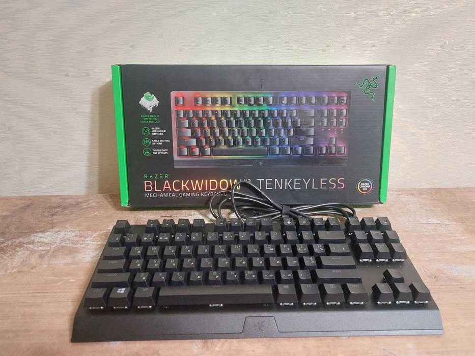Механическая клавиатура Razer BlackWidow V3 TKL Green Switch