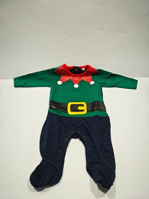 Śpioszki Świąteczne Zielone Elf 62