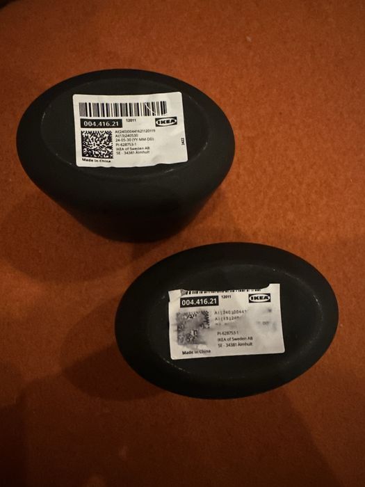 Kubki łazienkowe Ikea, 2 sztuki, ceramiczne, nowe