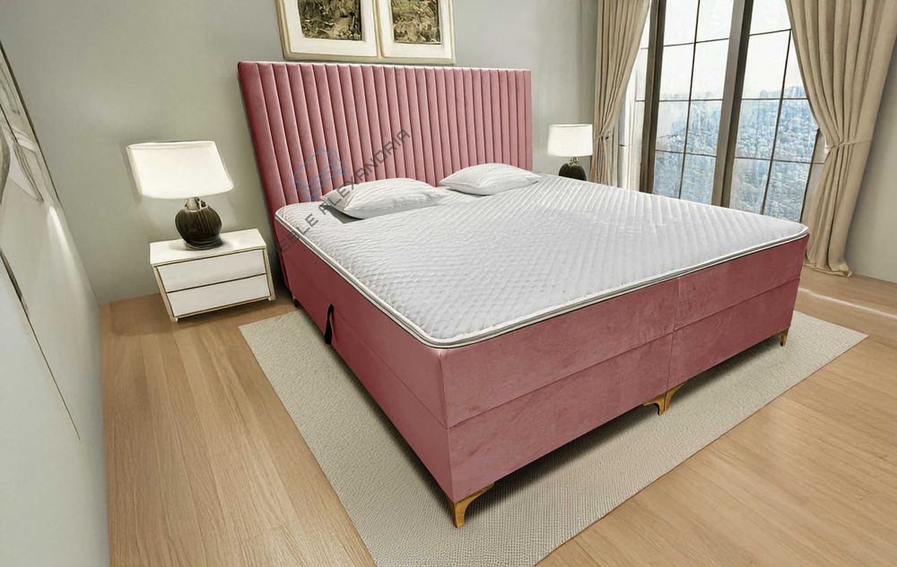 Łóżko kontynentalne POSO 120, 140, 160, 180 PRODUCENT POCKET