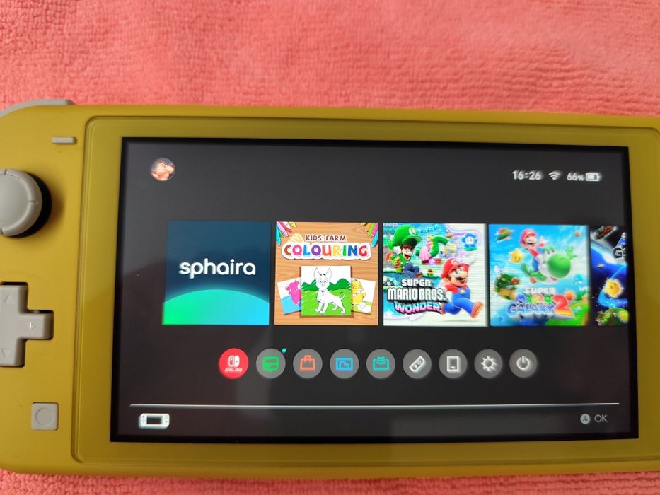 Nintendo switch lite desbloq.