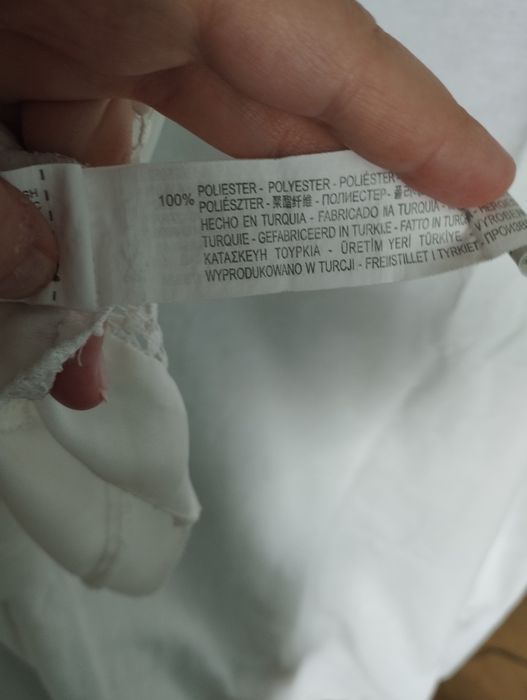 Biała letnia bluzka Zara