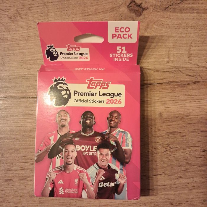 Naklejki Topps Premier league 2026