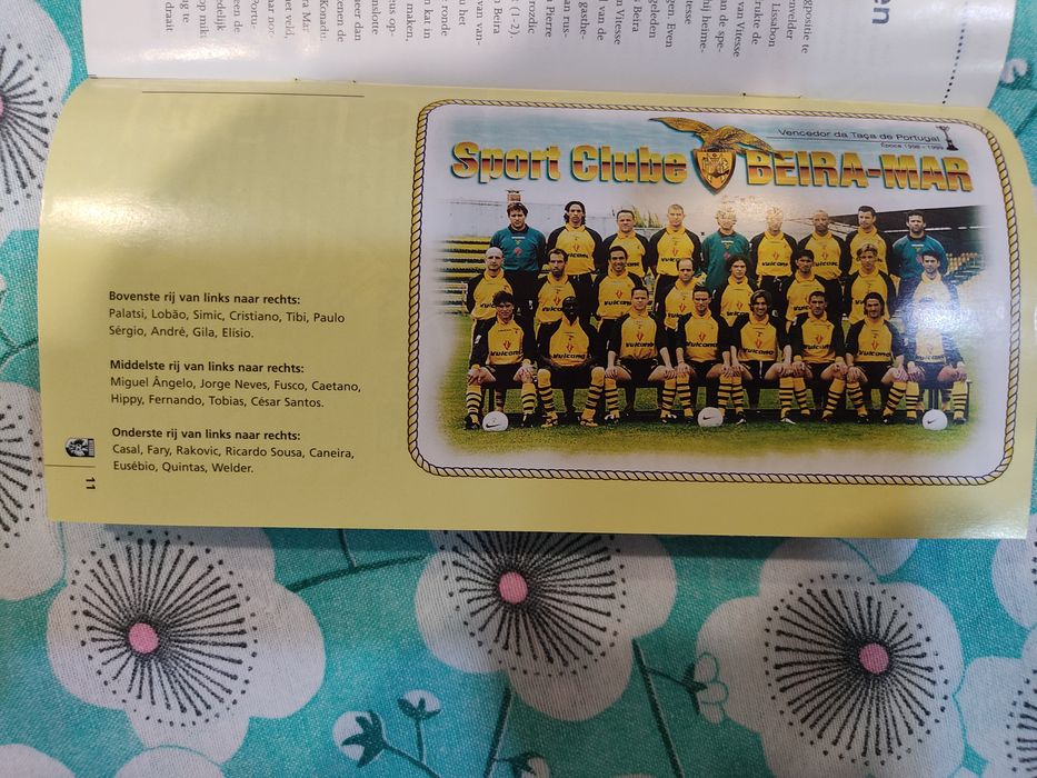 Programa de Vitesse Beira Mar taça de taças 1999/2000