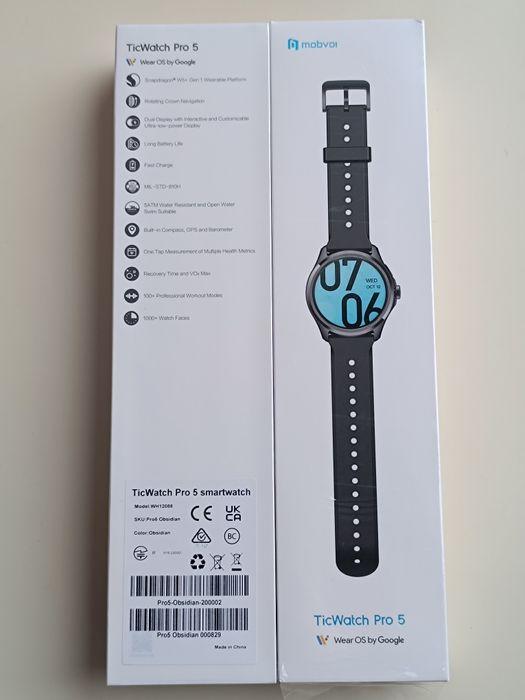 TicWatch Pro 5 GPS REFURBISHED смарт годинник smart watch тіквоч