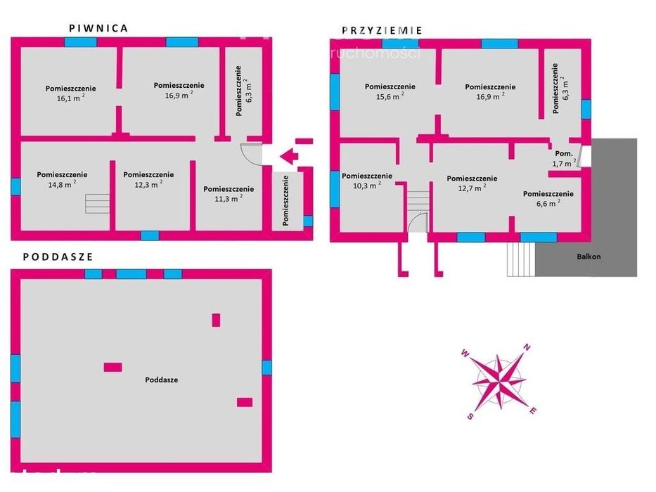 Dom 102 m² do remontu – Wysoka,