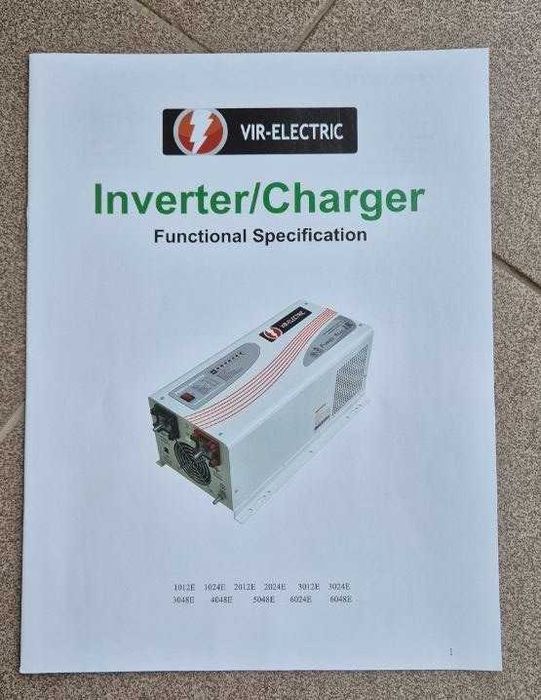Інвертор новий 2кВт 12В VIR-ELECTRIC Power Star IR 2000 (Чистий синус)