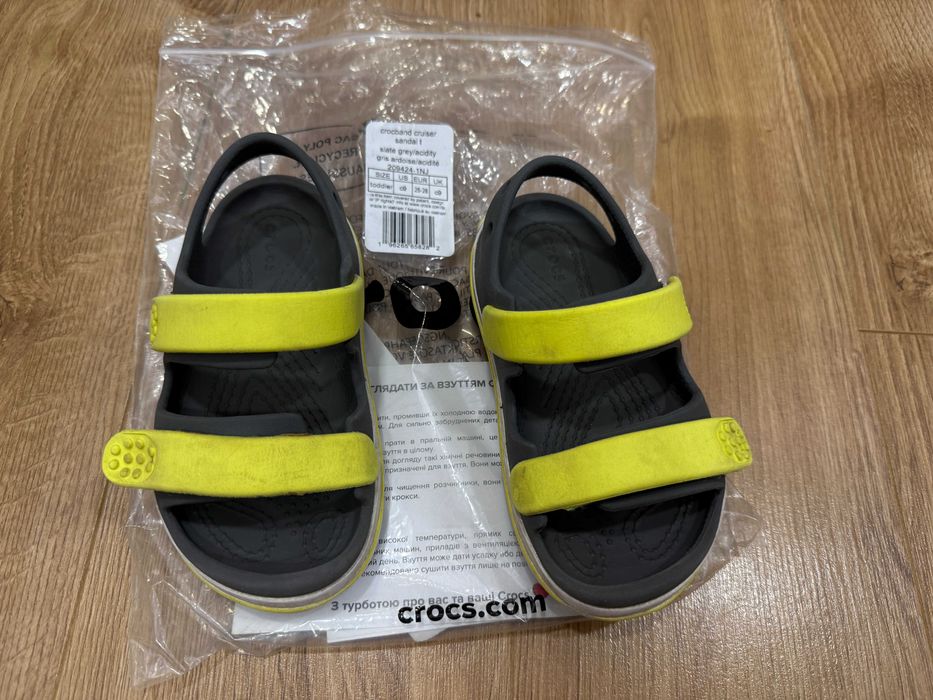 дитячі сандалі Crocs Cruiser розмір C9 25-26