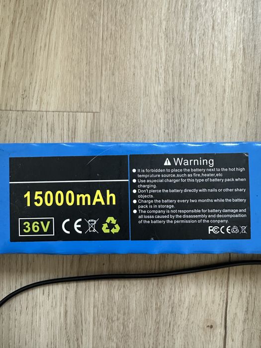 Bateria para bicicleta eletrica