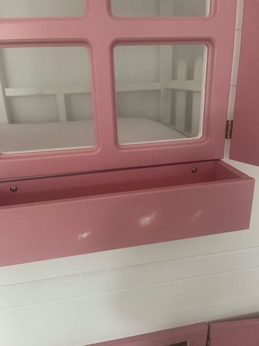 Łóżko pietrowe, domek, dla dziewczynki