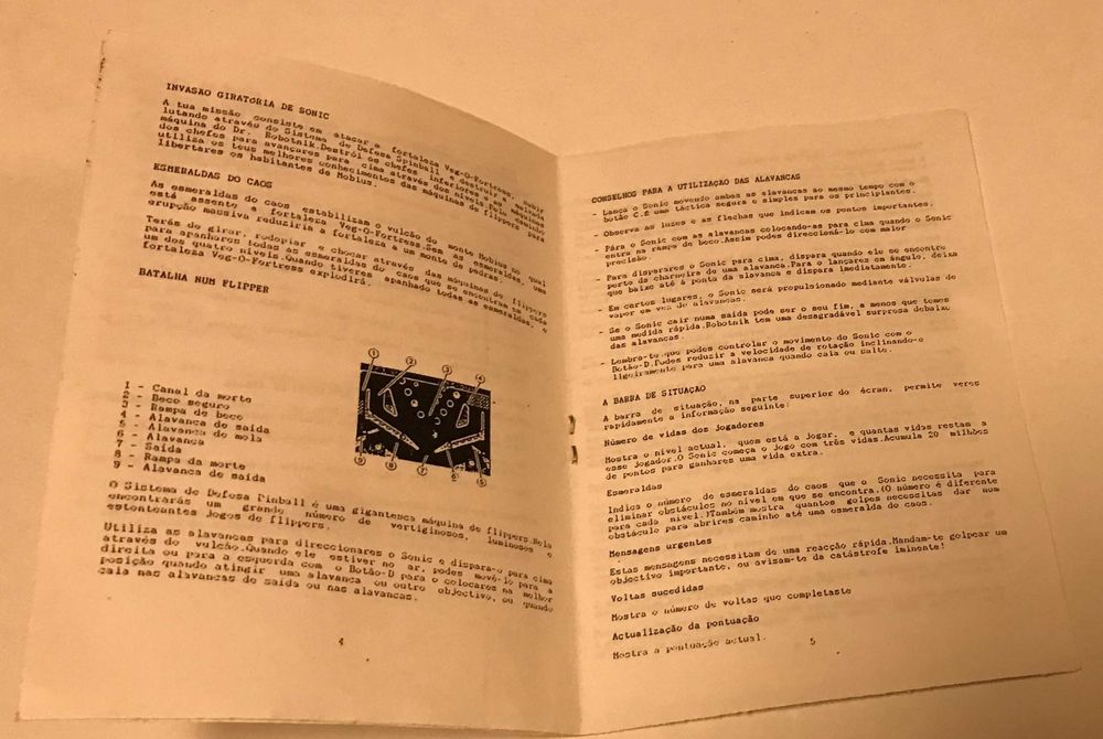 Jogo SEGA MEGADRIVE "SONIC Spinball" Original / 1993