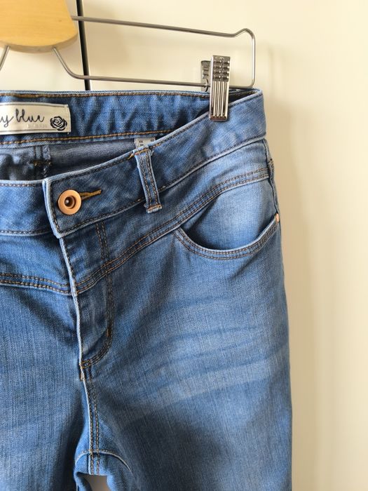 Spodnie dżinsowe jeansy damskie Tchibo 40 L