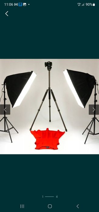 Softbox lampa fotograficzna do zdjęć że statywem