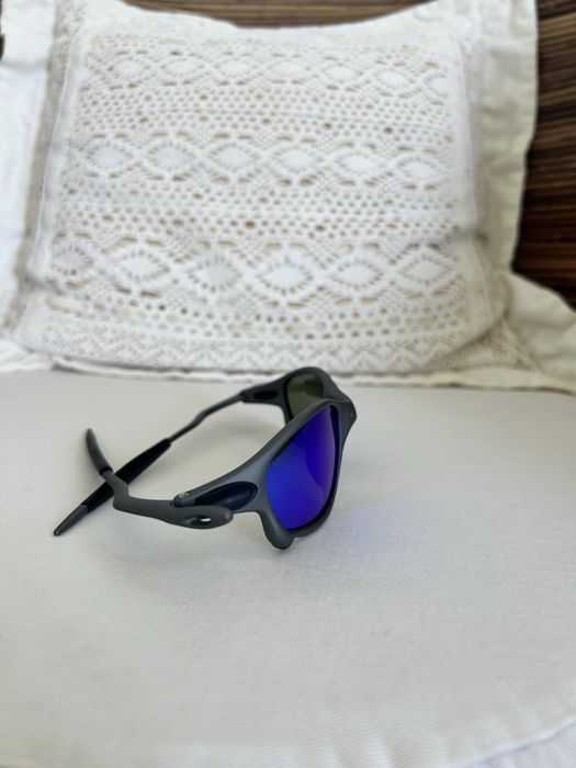 Óculos juliet cinza e azuis (metal)