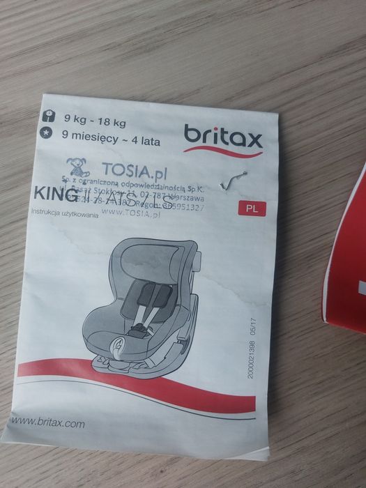 Fotelik Britax Roner King KS II