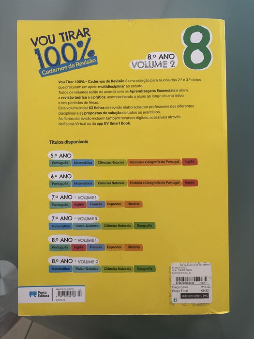 Livro de apoio 8.Ano