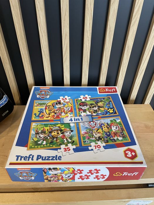 Puzzle Psi Patrol 3 z 4 obrazków 35-70 elementów