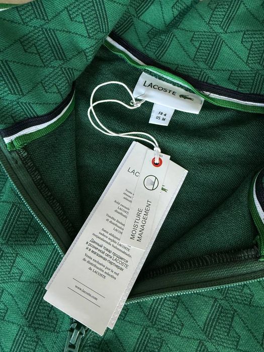 Світшот Кофта олімпійська зіпка  zip Lacoste Monogram  розмір  S-XL