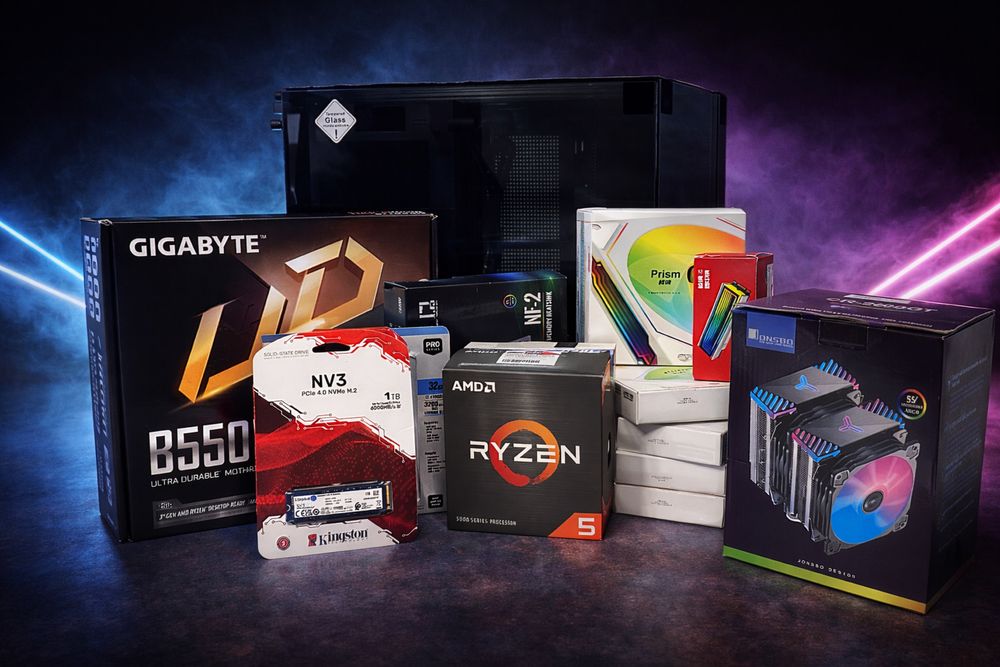 Gaming PC NxtRig – RTX 4060 | Ryzen 5 5600X | 32GB RAM | 1TB NVMe