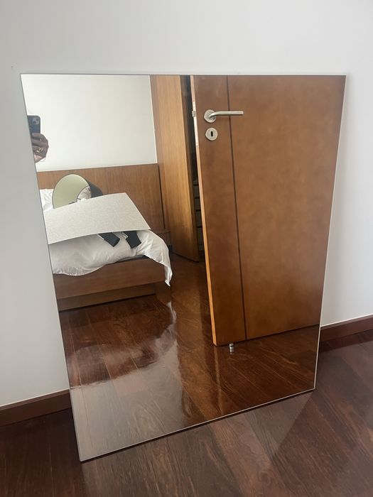 Espelho parede 80x100 cm com moldura NOVO e embalado