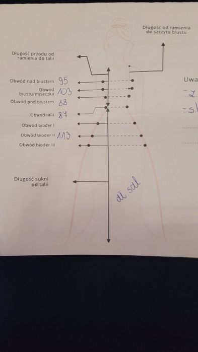 Suknia ślubna wraz z welonem