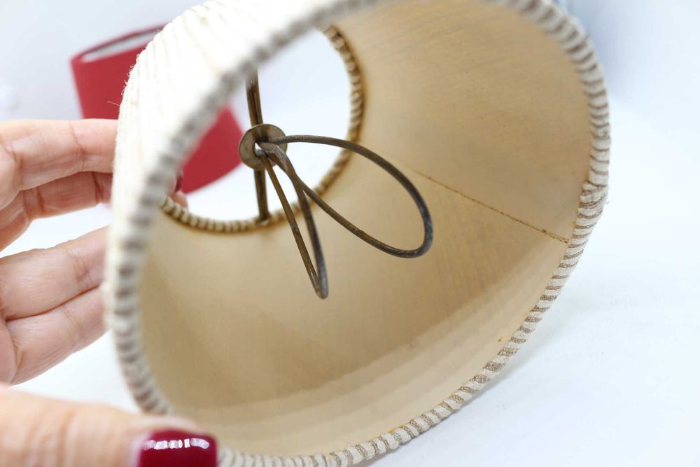 Antigos Abajures Forrados a Tecido