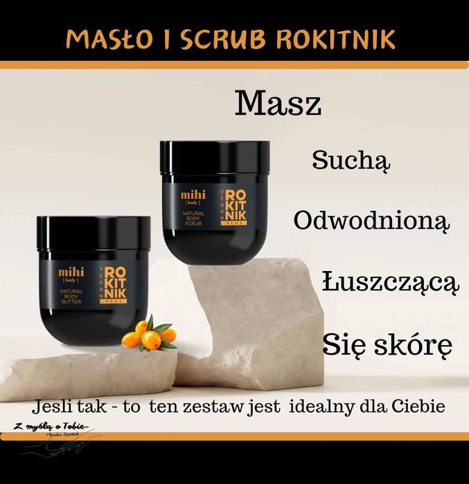 Vegan Rokitnik plus. Naturalny scrub do ciała