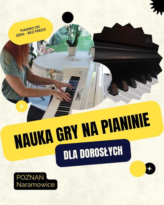 Nauka gry na pianinie dla dorosłych - Poznań