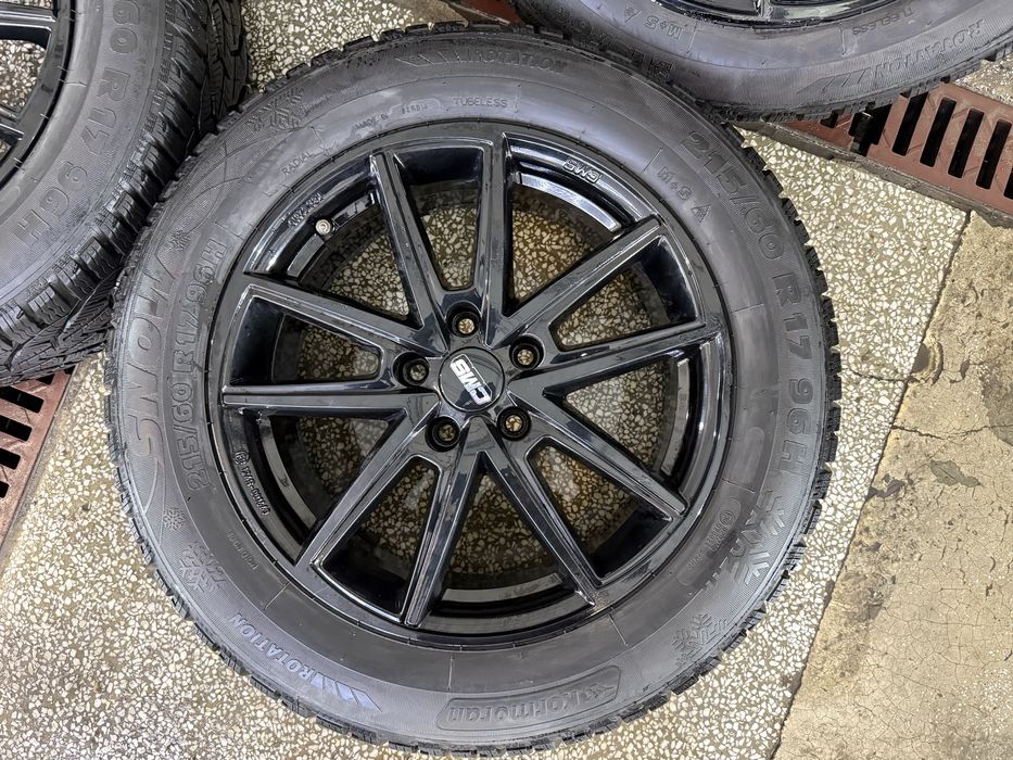 Alufelgi 17’ z oponami Kormoran 215/60/17 5x112 Audi Volkswagen Mercedes