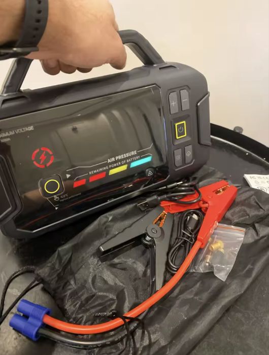 Baseus jump starter 21600mA, пусковий пристрій, компресор для авто