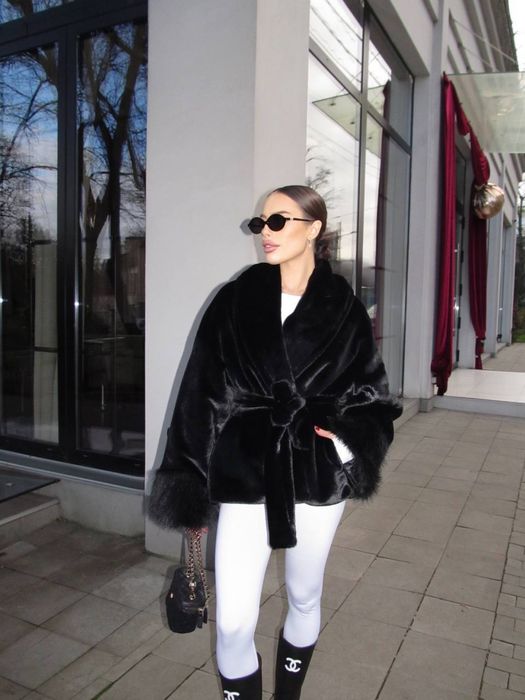 Шуба з еко хутра