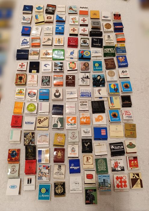 Conjunto de carteiras de fósforos