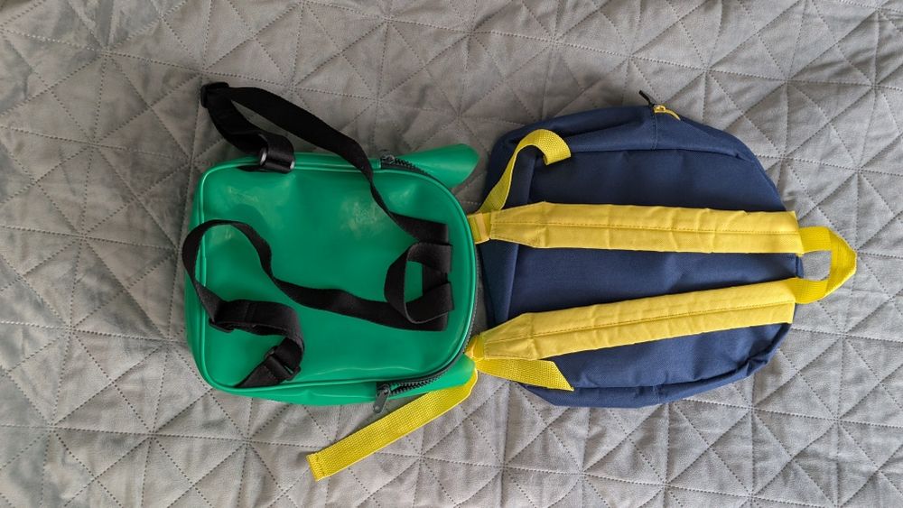 2 plecaka dla dzieci