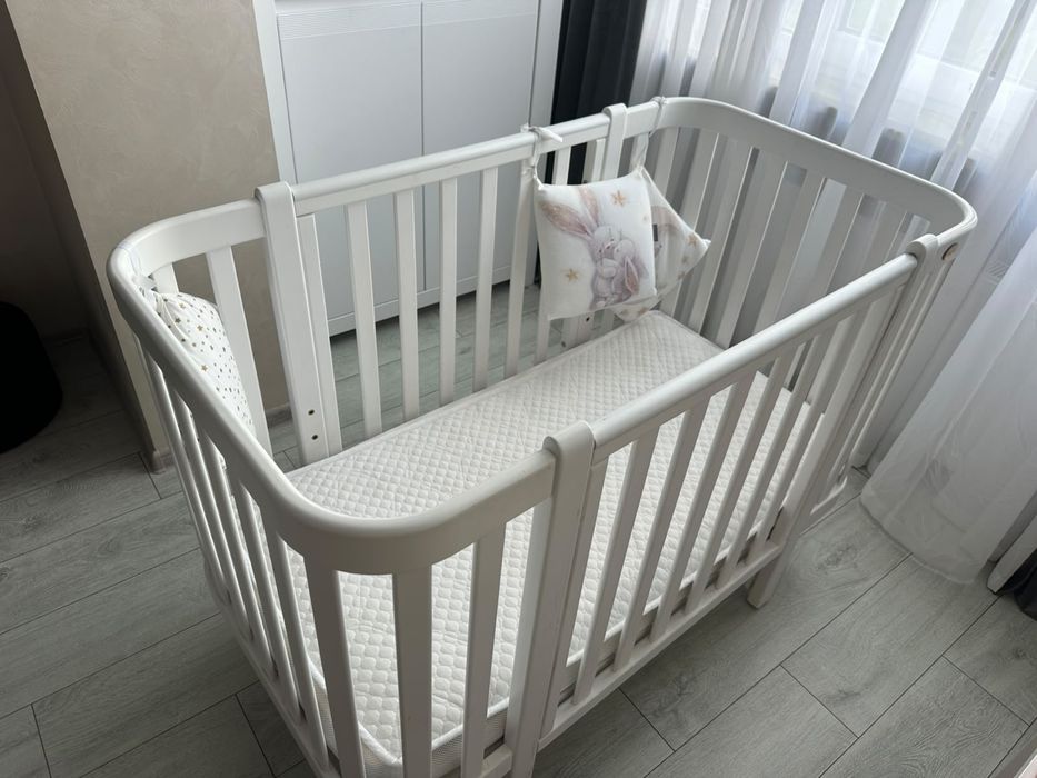 Дитяче ліжечко Angelo Magic + ортопедичний матрац Baby Veres Latex Bio+