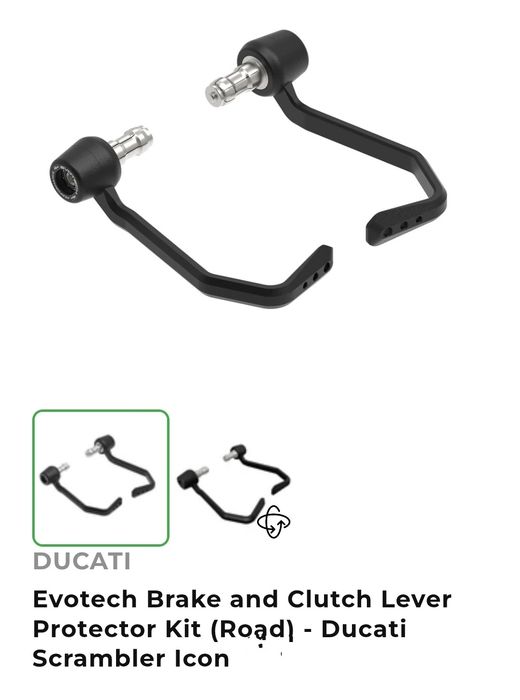 Защита рук, захист рук Ducati, все модели от Evotech Performance