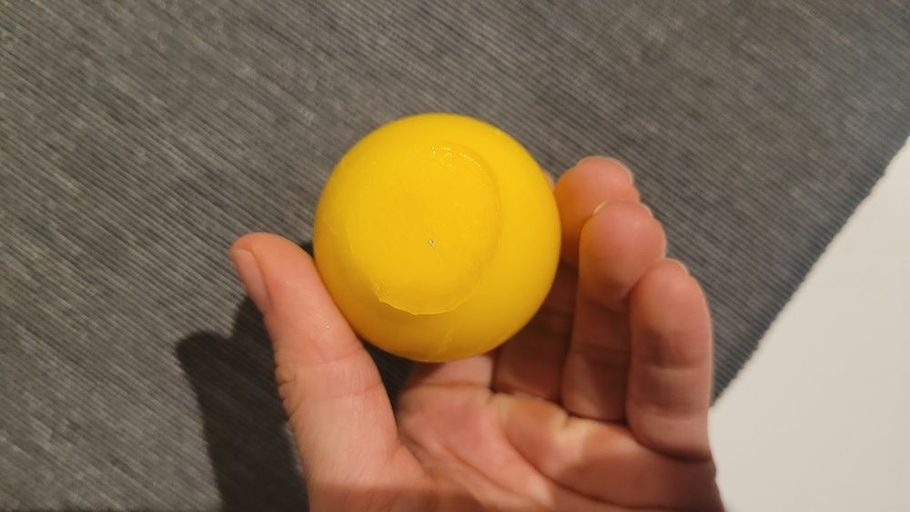 Świeczka żółta uśmiech