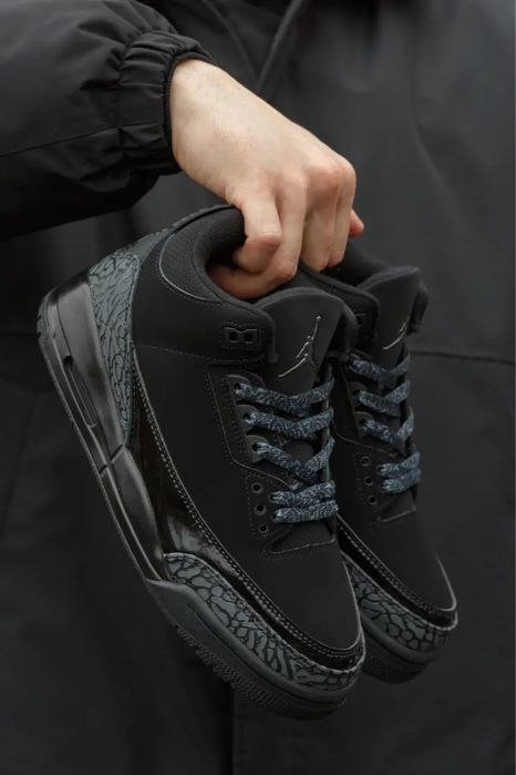 Кроссовки Jordan 3 Black cat