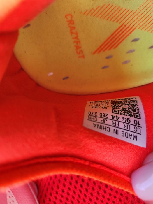 Chuteiras Adidas AG X  Crazyfast SG