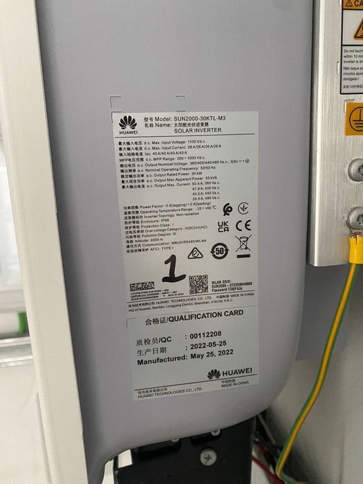Inversor Solar Huawei SUN200 30kW