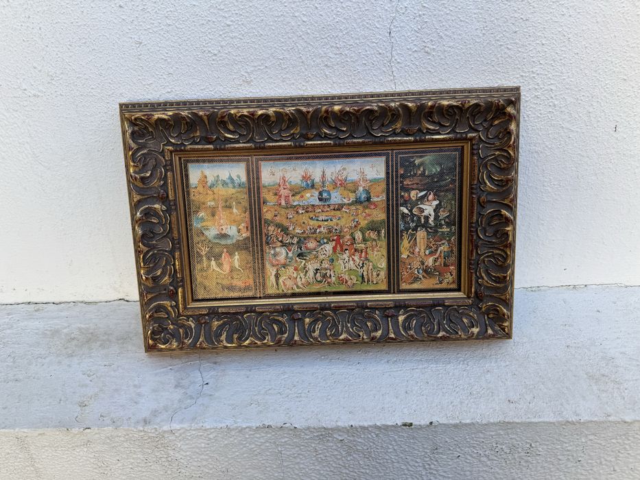 Quadro pintura "O Jardim das Delícias Terrenas"