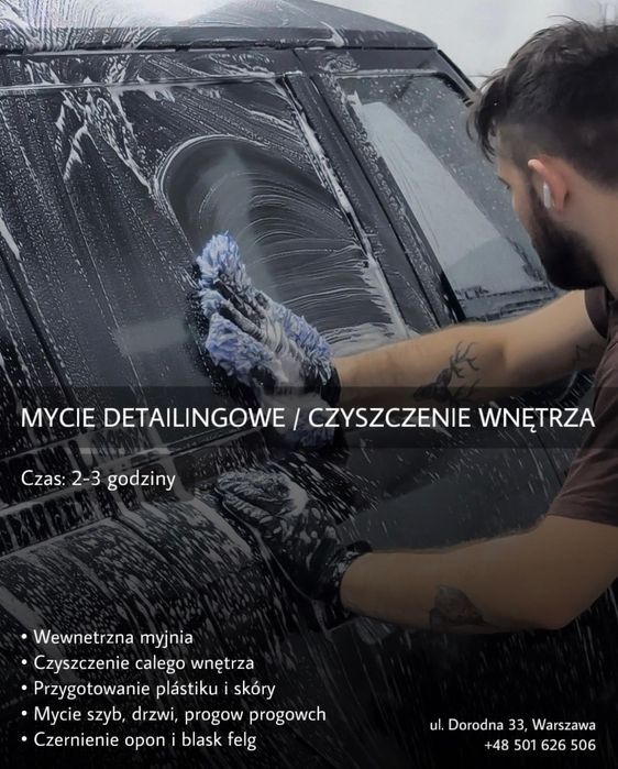 DetailingPolerowanieFoliePPFMyjniaUsuwanieWgnieceńMetPDRbezLakier