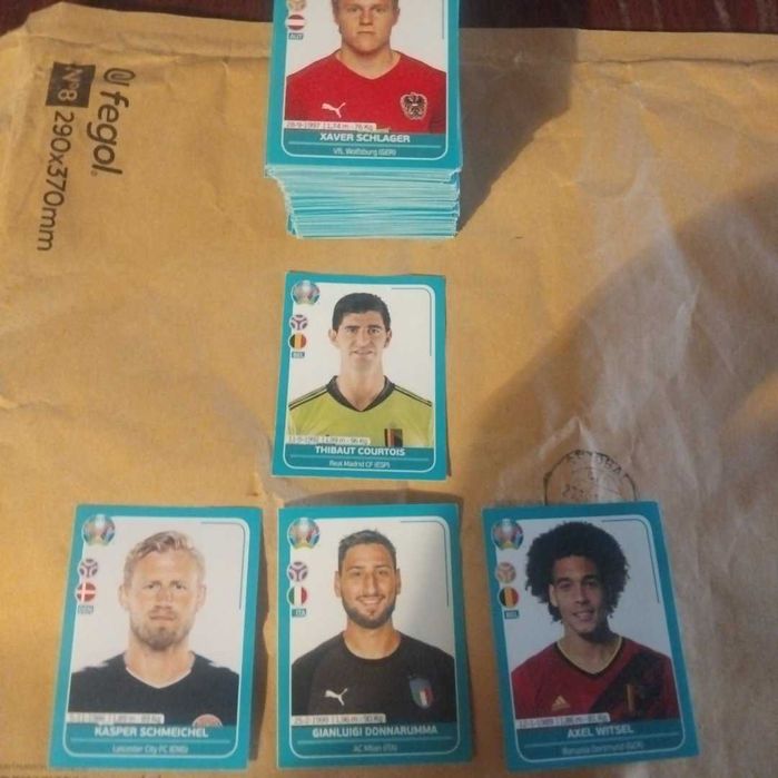 275 cromos do euro 2020