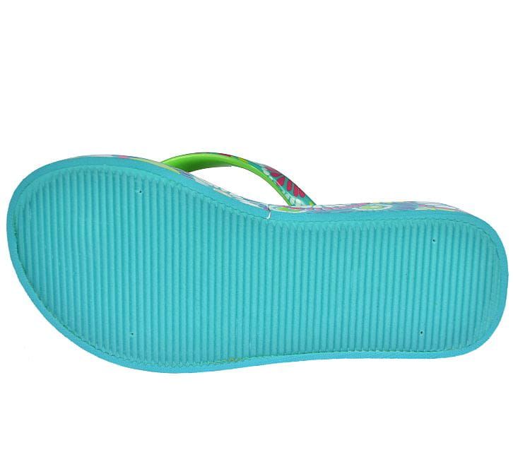 Klapki japonki dziecięce na koturnie A9589 l.bl roz. 31