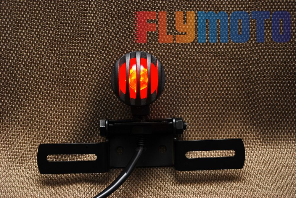 Мото стоп сигнал з рамкою під номер custom чоппер кастом гриль