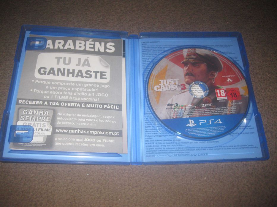 Just Cause 3" Game for PlayStation 4 / Immaculate!64752385374593122